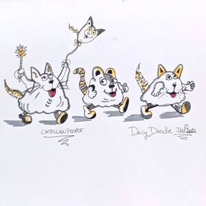 Illustration "CATPILLOW PEOPLE"🐱😼😻😸